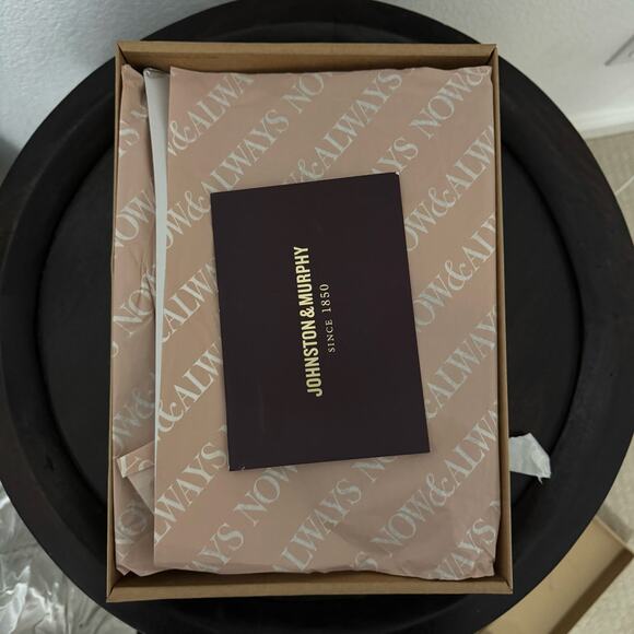 NEW Johnston & Murphy Alice Fringe Mules Slip On Suede Leather Dark Brown 8.5 - Picture 3 of 9